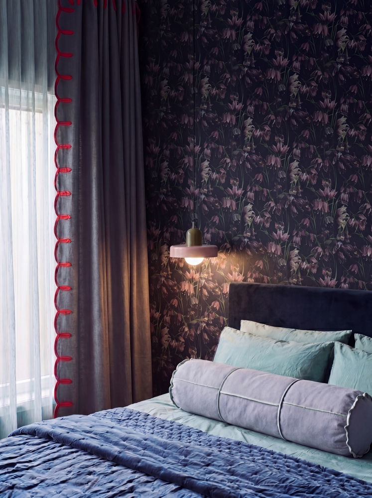 AWB Byrd Wallpaper Insitu Bedroom