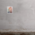 16x20" Coquette art print by Ashley Woodson Bailey, blush and coral blooms in soft focus, romantic, playful, and a little seductive.