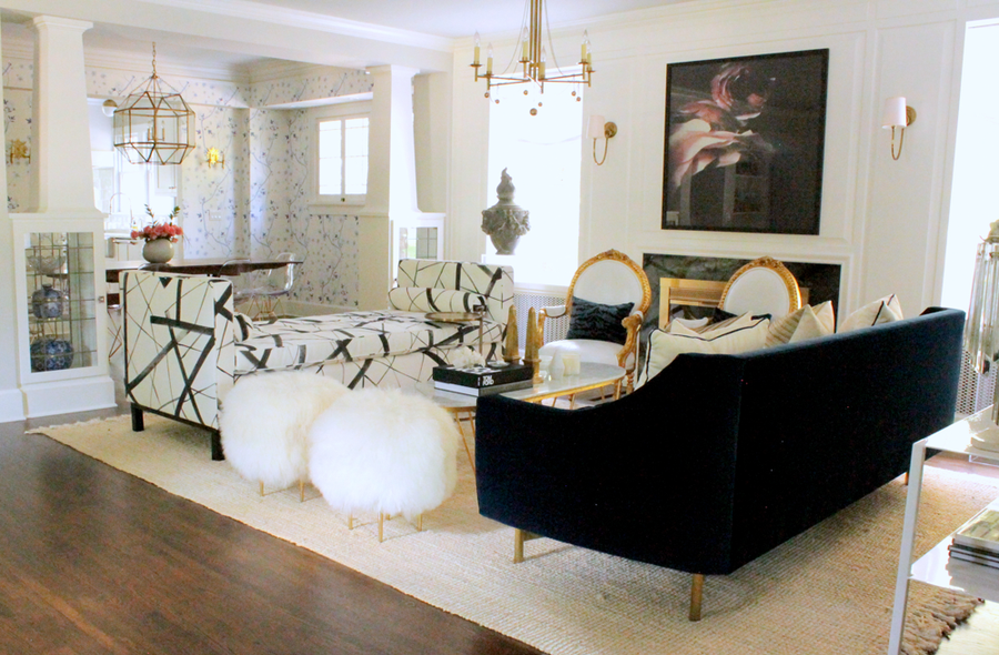 AWB Couture Artwork Insitu Living Room