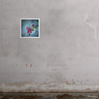 20x20" Daisy Gamble art print by Ashley Woodson Bailey, made during 2020 lockdown, color blurred soft like blooms seen underwater.