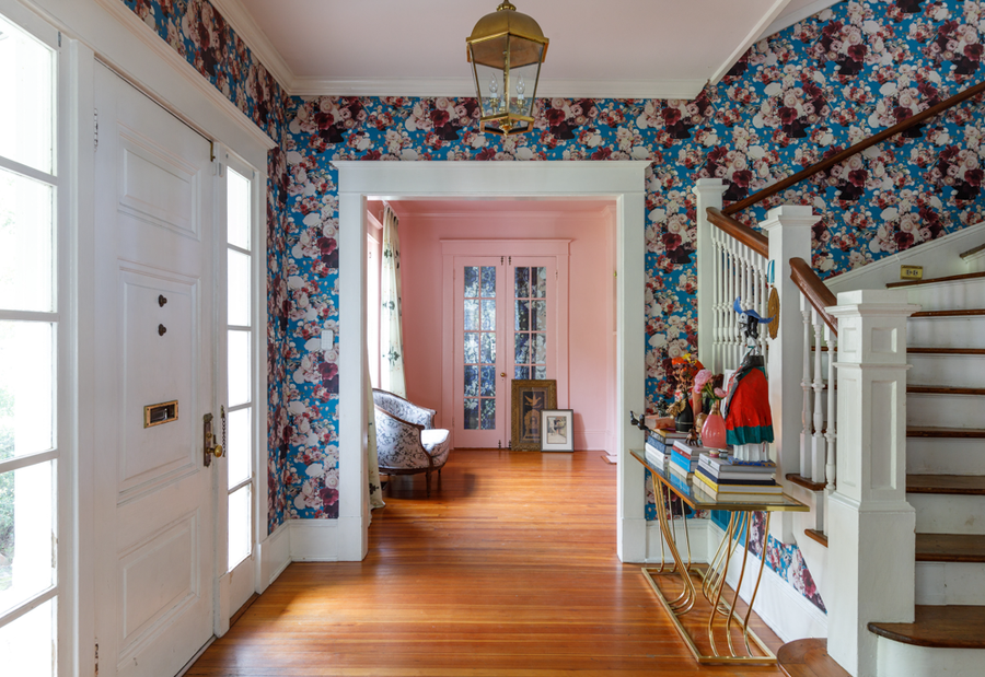 AWB Dewalt Wallpaper Insitu Living Room