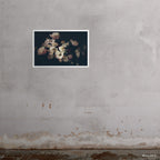 36x24" Dutch Love art print by Ashley Woodson Bailey, the original best-selling print, blooms rendered in the deep shadow of the Dutch masters.