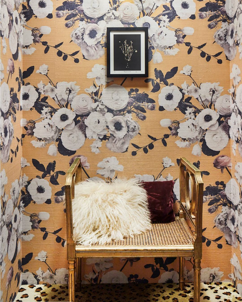 AWB Into the Garden Wallpaper Insitu Living Room