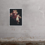 30x40" Moving Day art print by Ashley Woodson Bailey, a tulip her husband grew in Georgia, photographed days before their move to Florida.