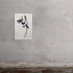 24x36" Richmond art print by Ashley Woodson Bailey, a peony past its peak, petals gone, still striking, named for a favorite Jacksonville street.