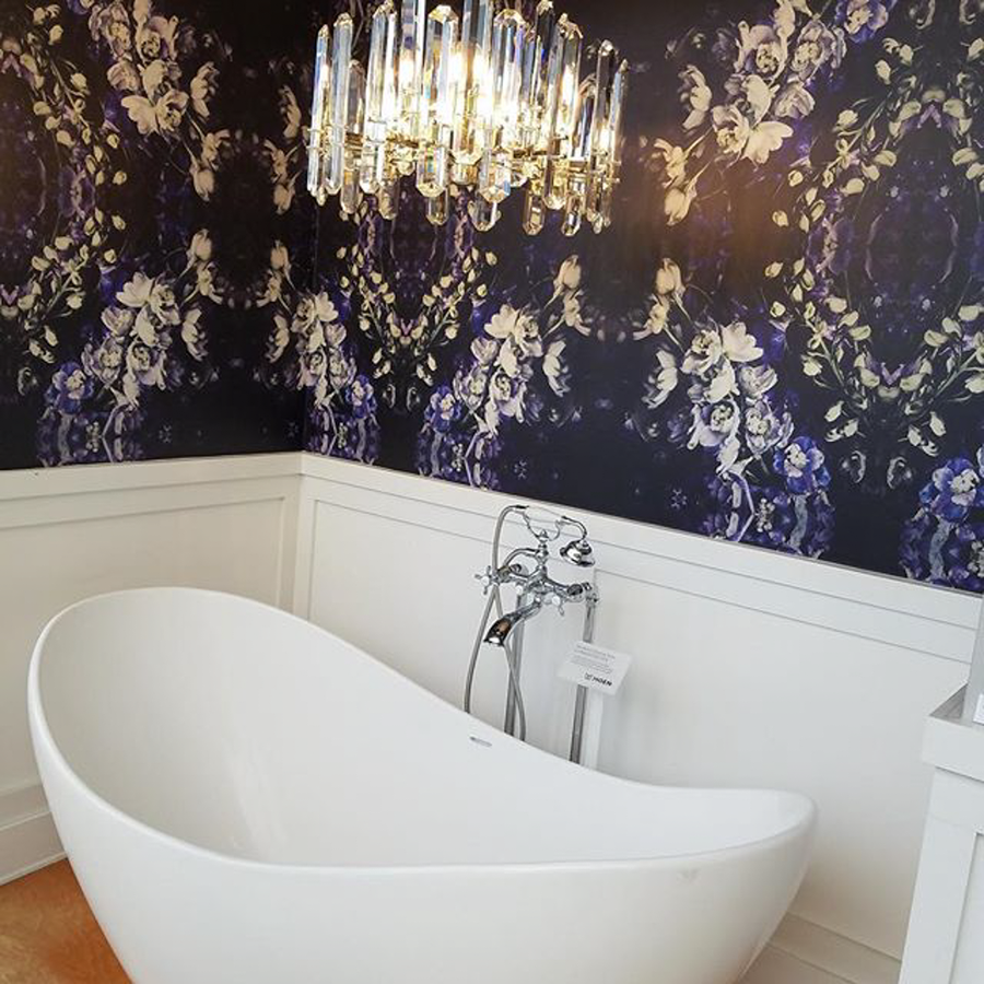 AWB Storm Wallpaper Insitu Powder Room