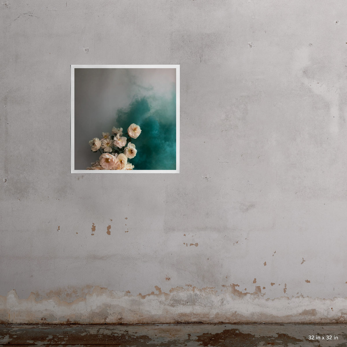 32x32" The Empress art print by Ashley Woodson Bailey, a bloom that carries the command of the tarot card Ashley was once told she was.